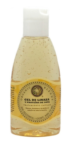 Gel Orgánico Linaza Y Proteína De Soya 75ml Organic Blends