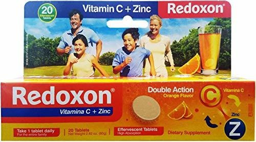 Redoxon Tabletas De Vitamina C | Sabor Naranja, De Doble Acc