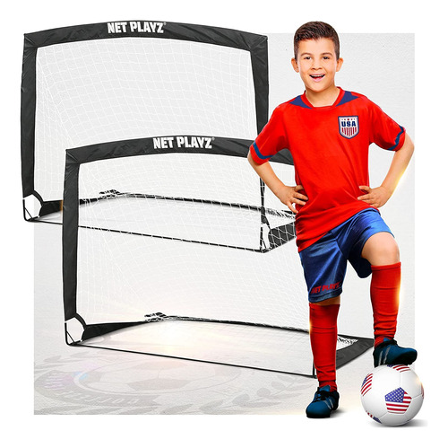 Net Playz 4ftx3ft Fácil Plegable Portátil Meta Entrenamiento