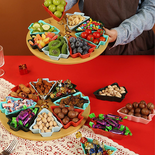 Bandeja Para Árbol De Navidad Pequeña Bandeja Para Aperitivo