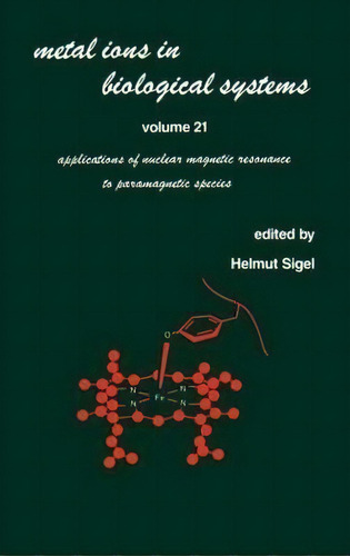 Metal Ions In Biological Systems, De Helmut Sigel. Editorial Taylor Francis Inc, Tapa Dura En Inglés