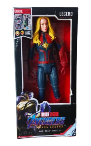 Capitana Marvel Muñeca Juguete Para Niñas