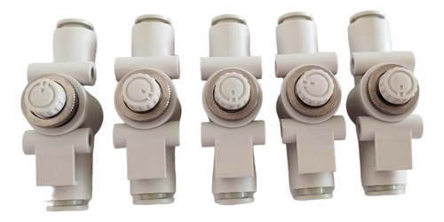 Regulador De Caudal En LĂnea As3002f-08-j Smc (5 Pcs)
