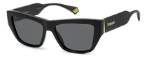 Comprar Lentes De Sol Polaroid Mujer Pld 6210\u002Fs\u002Fx Negro Color De La Lente Gris Diseño Ocean