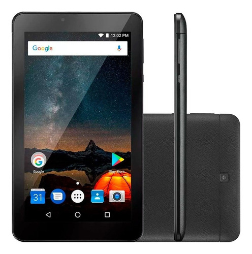 Tablet Multilaser M7s Plus Quadcore 1gb Ram Tela 7 8gb Nb273 Cor Preto