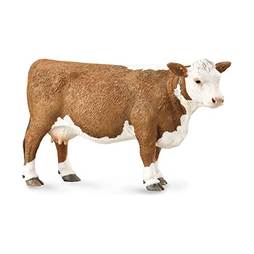Figura Coleccionable Vaca Hereford De Collecta