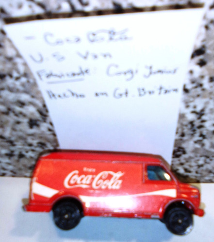 Camion Cocacola Us Van  Vintage