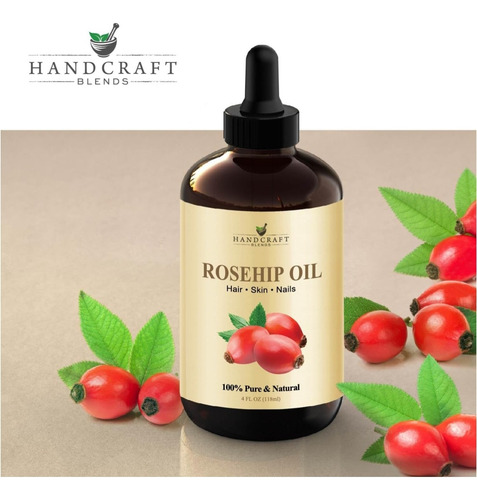 Aceite Esencial Rosa Mosqueta 100% Puro Handcratf 118ml Usa