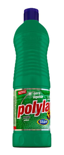 Cera Líquida Perfumada Para Pisos Polylar Verde - 750 Ml