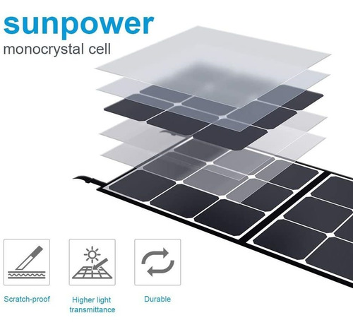 Imagen 2 de 7 de Panel Solar Bluetti Sp120 Panel Solar Portátil De 120 W