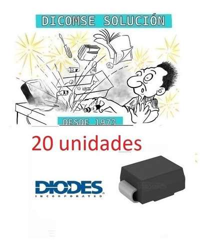 Ss210a   Ss210 Diodo Smd Diodo  Schottky 2a 100v  20 Unidade