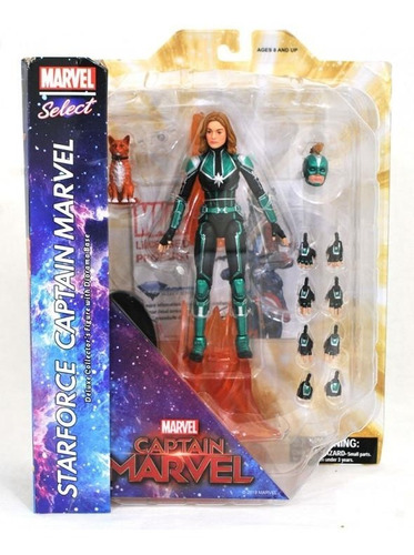 Figura De Acción Starforce Capitana Marvel - Marvel Select