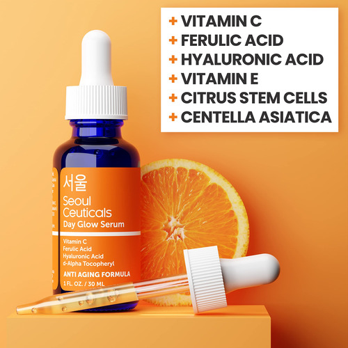Suero De Acido Hialuronico Con Vitamina C Antienvejecimiento