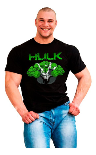 Playera Superheroes Hulk Increible Diseño 13 Gym Beloma