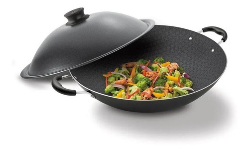 Wok Tramontina Paris 32cm Paellera Teflon Samihome