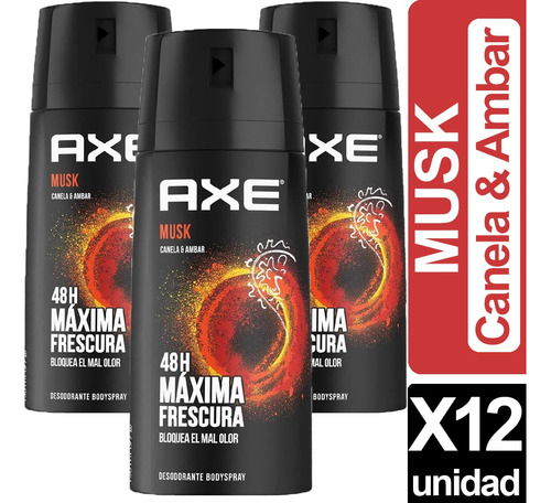 Desodorante Axe Variedades Aromas Pack X 12 Envio Gratis.!!