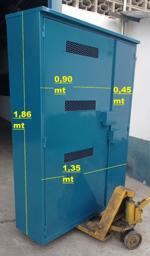 Medio Modulo Seis Medidores Eléctricos 1.35 X 1.86 X 0.40 Mt