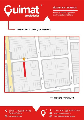 Terreno - Almagro - Lideres En Terrenos - Guimat Propiedades