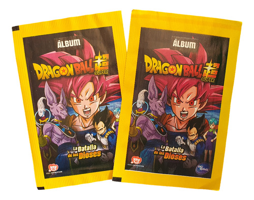 Pack 10 Sobres Dragon Ball Super La Batalla De Los Dioses