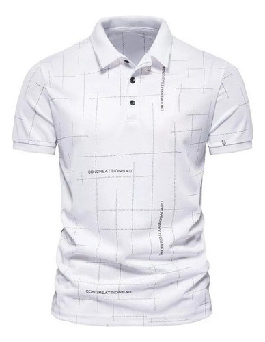 Polo De Hombre De Manga Corta Con Botones