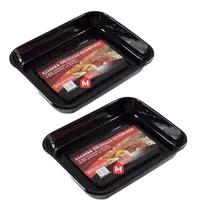 Comprar Set X 2 Asadera Jovifel Enlozada Fuente Horno 33 Cm N5