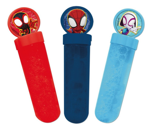 Pack 3 Burbujas / Spidey / Juguete Para Niños / Burbujeros