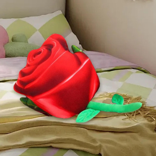 Cojín De Rosa Para Sofá, Cojín Decorativo Suave Para