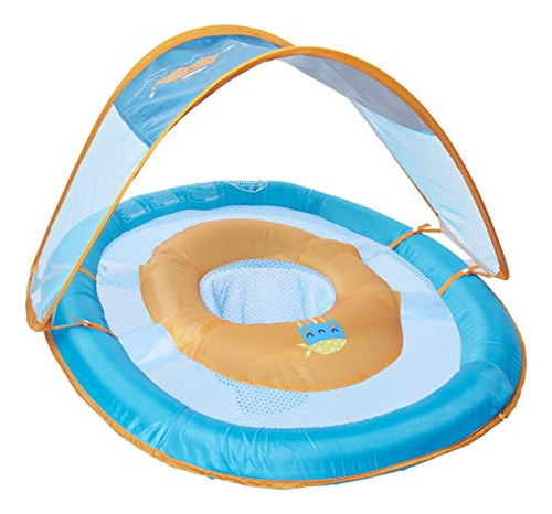 Inflable Flotador Para Alberca Para Bebe Circular Con Toldo