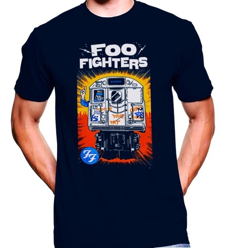 Camiseta Estampada Premium Dtg Foo Fighters Queens