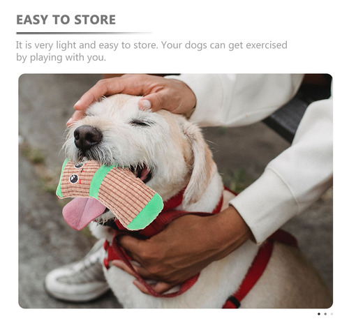 2 Pares De Calcetines De Peluche Para Perros, Chirriantes