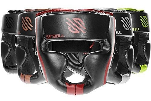 Sanabul Essential Mma Boxing Kickboxing Head Gear (rojo, L