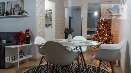 Imagem 1 de 22 de Lindo Apartamento Com Varanda Gourmet Em São Caetano - Ap0614