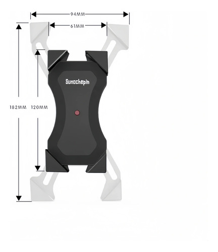 Base Soporte Celular Bicicleta Moto Universal Metalico