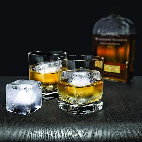 Bandejas Para Cubitos De Hielo Con Tapa, Apilables De Silico