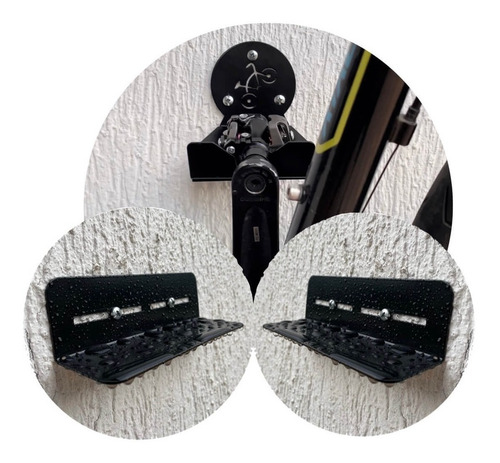 Imagem 2 de 10 de Suporte De Parede Para Bike Ideal P/ Pedal De Clip Speed Mtb