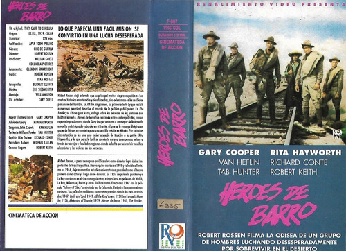 Heroes De Barro Vhs Gary Cooper Rita Hayworth