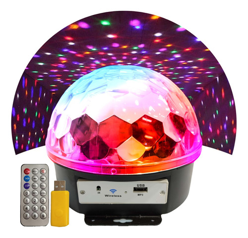 Lámpara Parlante Led Rgb Usb Bluetooth Audiorítmica