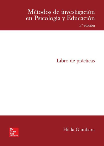 Libro: Métodos Investigación Psicología Y Educación (s