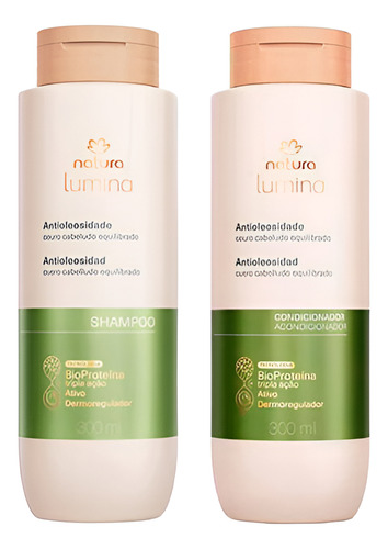 Lumina Kit Shampoo + Acondicionador Cabello Oleoso Natura