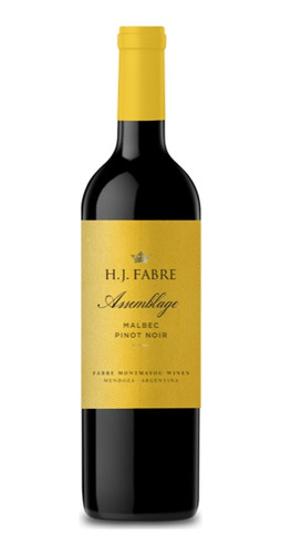 Vino H. J. Fabre Assemblage Malbec-pinot Noir 750ml Local 