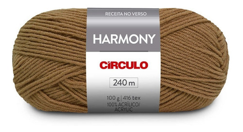 Lã Harmony 100g Círculo S/a Cor 7625 - CASTANHA