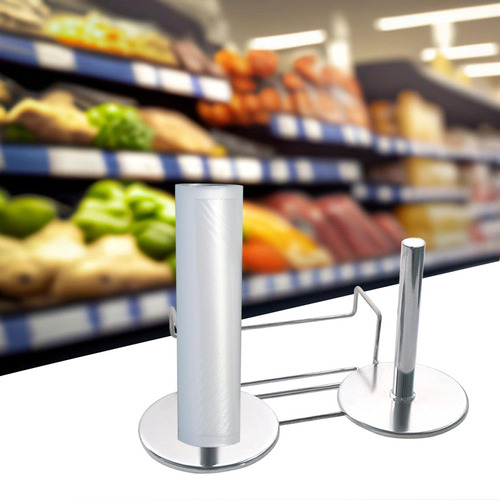 Estante Para Colgar Bolsas En Rollo Para Supermercados,