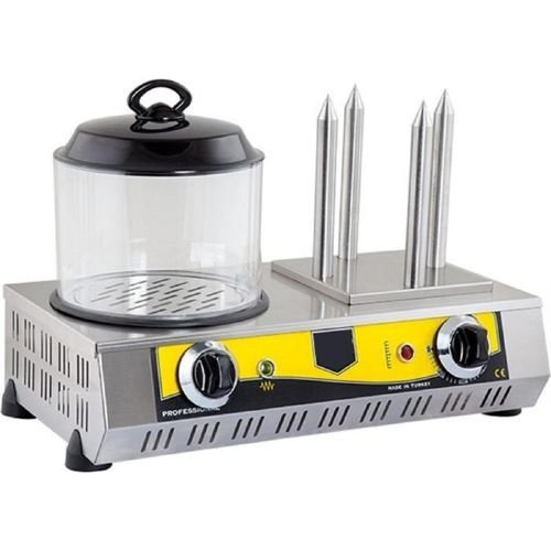 Potencia Resistente: 1200w, Capacidad De 30 Hotdog + 4 Bun C