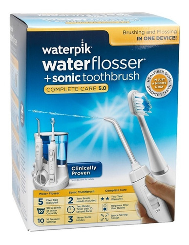 Irrigador Bucal Waterpik Water Flosser Sonic Toothbrush 5.0