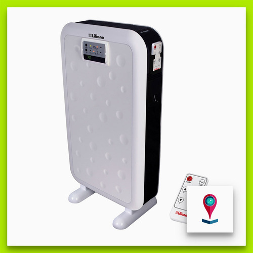 Imagen 4 de 6 de Calefactor eléctrico Liliana TCV110D blanco y negro 220V-240V