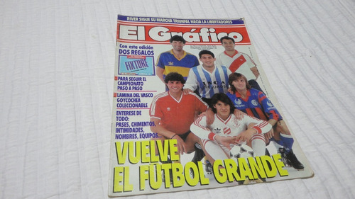 Revista El Grafico- Vuelve El Futbol - Nº 3697- Agosto 1990
