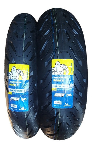 Par Pneu Cbr1000 120/70-17 + 180/55-17 Road 6 Michelin