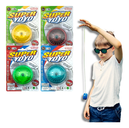 Super Yoyo Juguete Plastico Colores Surtidos