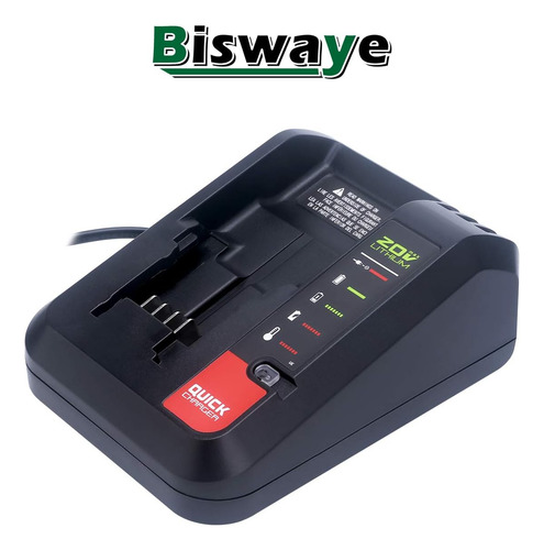 Cargador De Batería De Litio De 20 V Max Compatible Con Bate