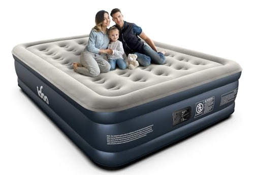 Colchon Inflable Tamaño Queen Con Bomba Incorporada